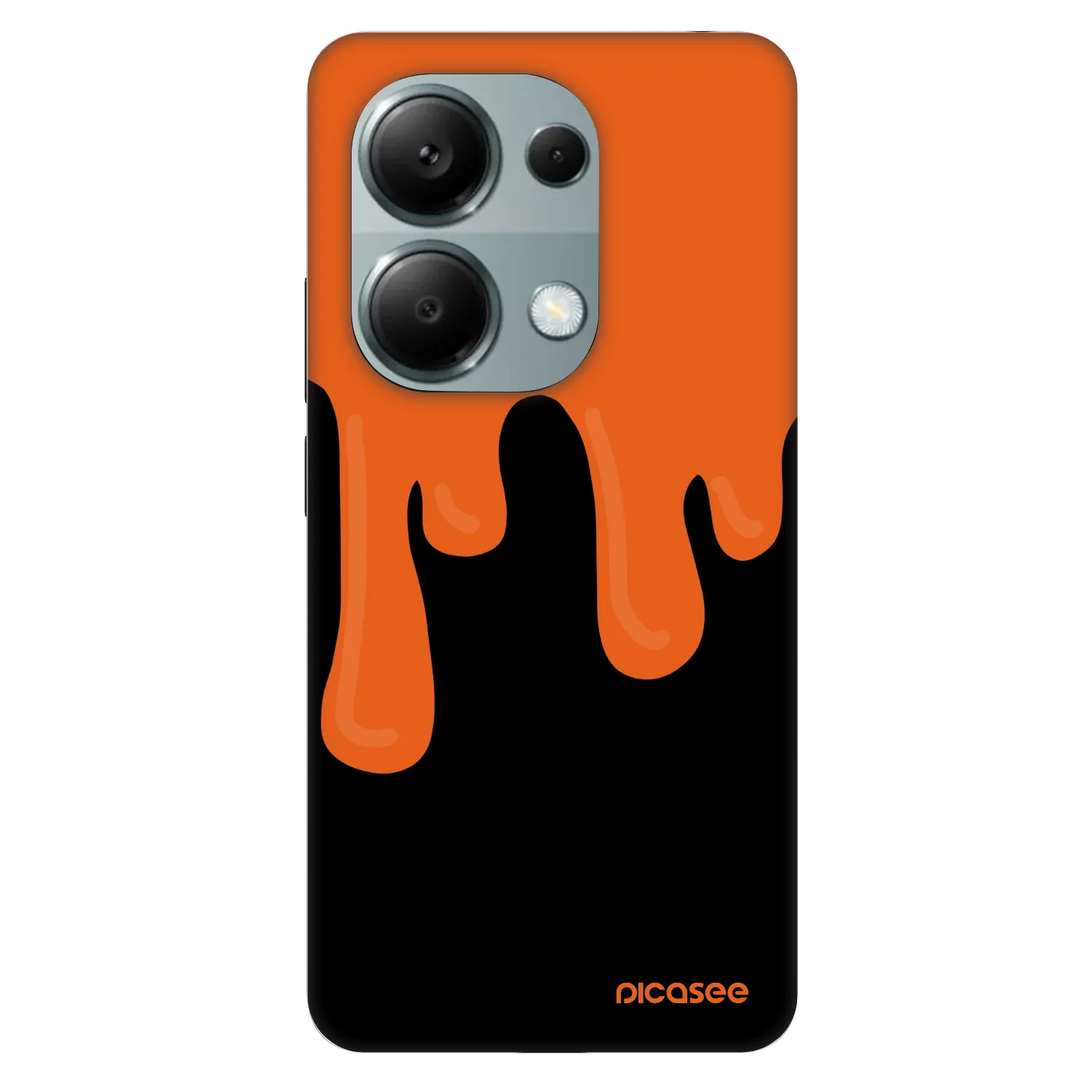 Picasee Fashion Case za Xiaomi Redmi Note 13 Pro 4G - Orange spooky