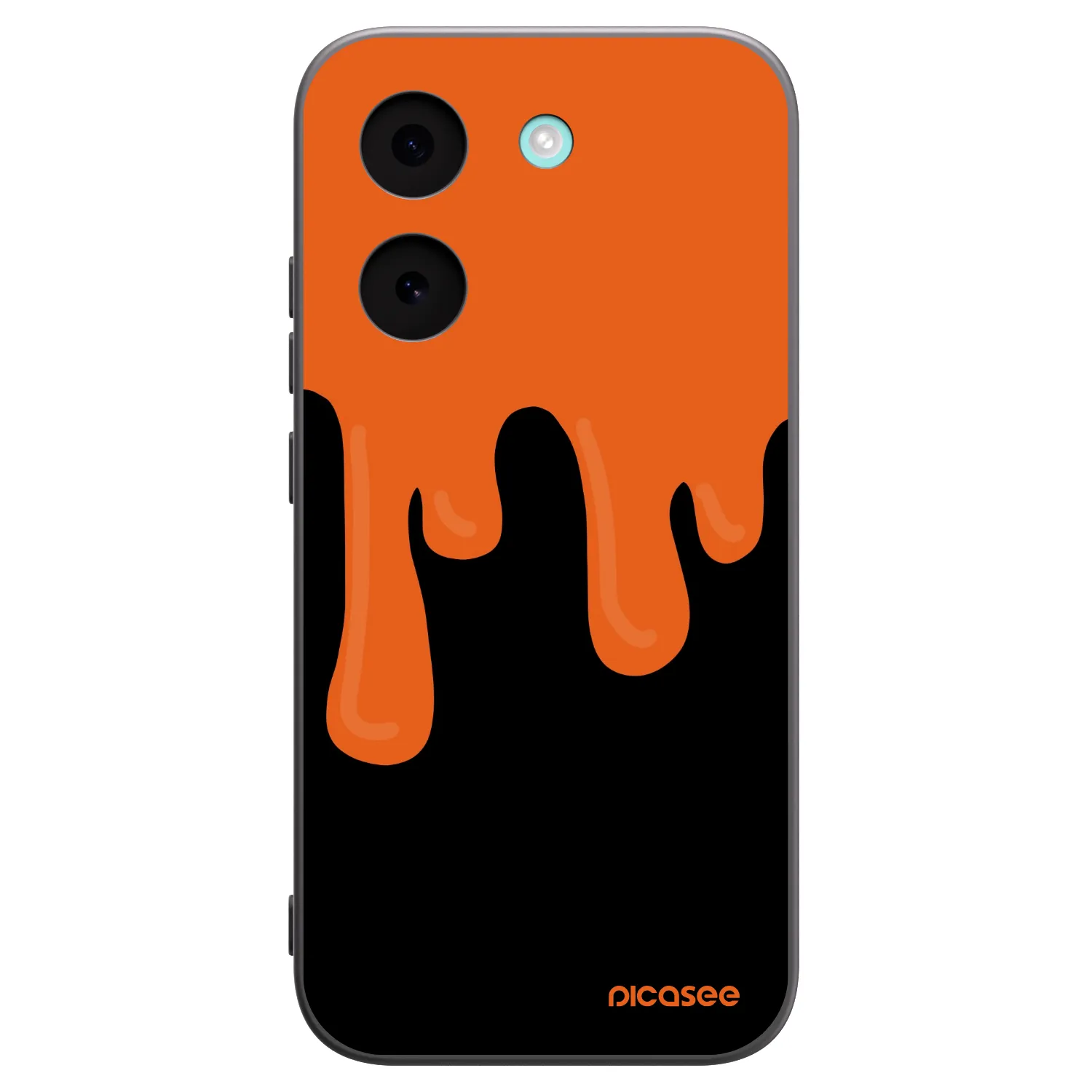 Picasee crna silikonska maskica za Xiaomi Poco X8 Pro - Orange spooky