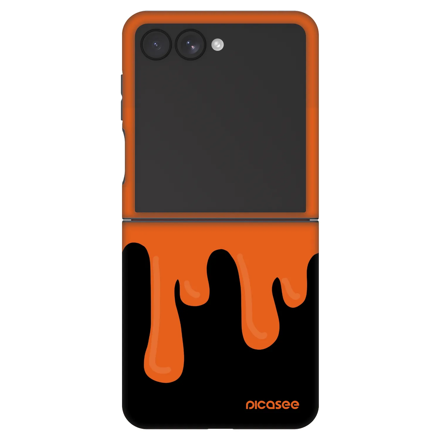 Picasee Fashion Case za Samsung Galaxy Z Flip7 5G - Orange spooky