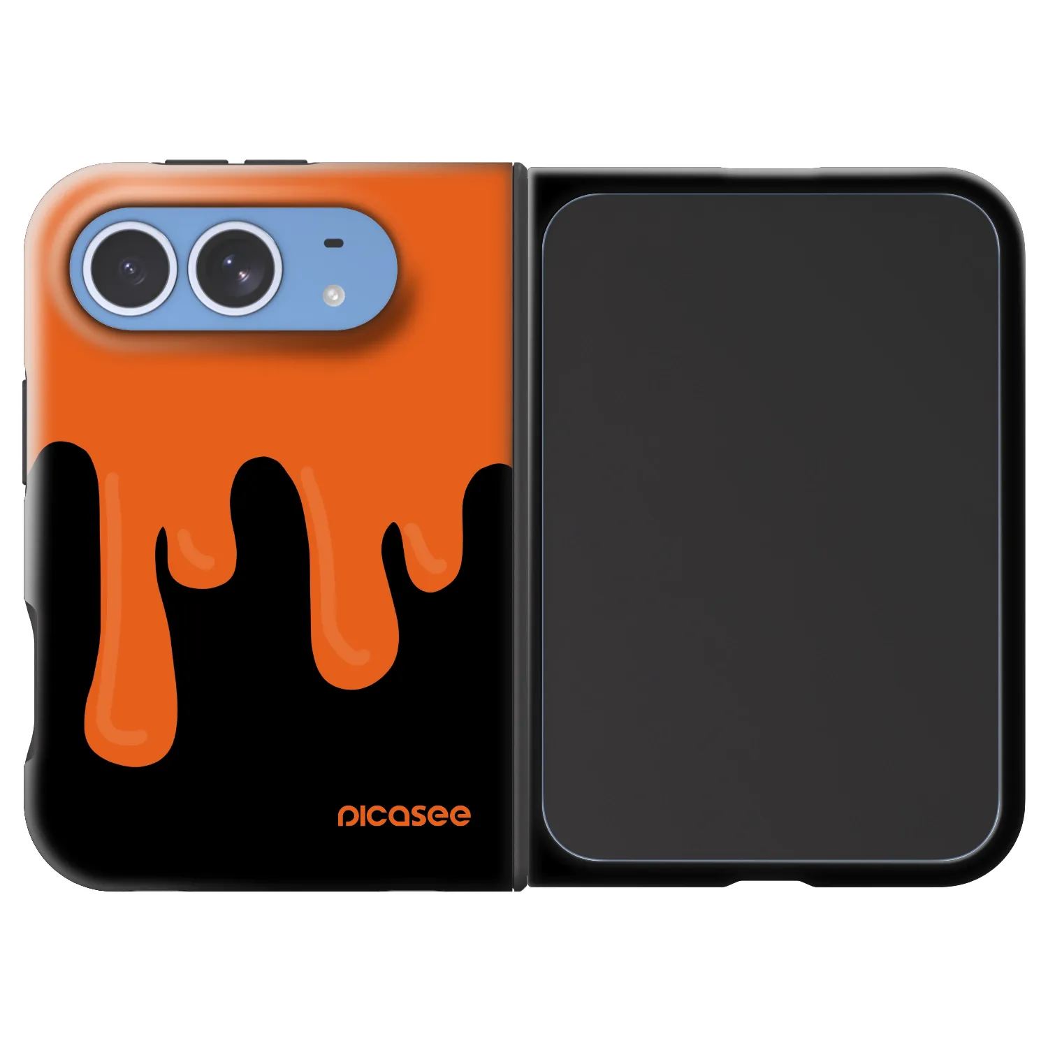 Picasee Fashion Case MagSafe za Apple iPhone Duo - Orange spooky