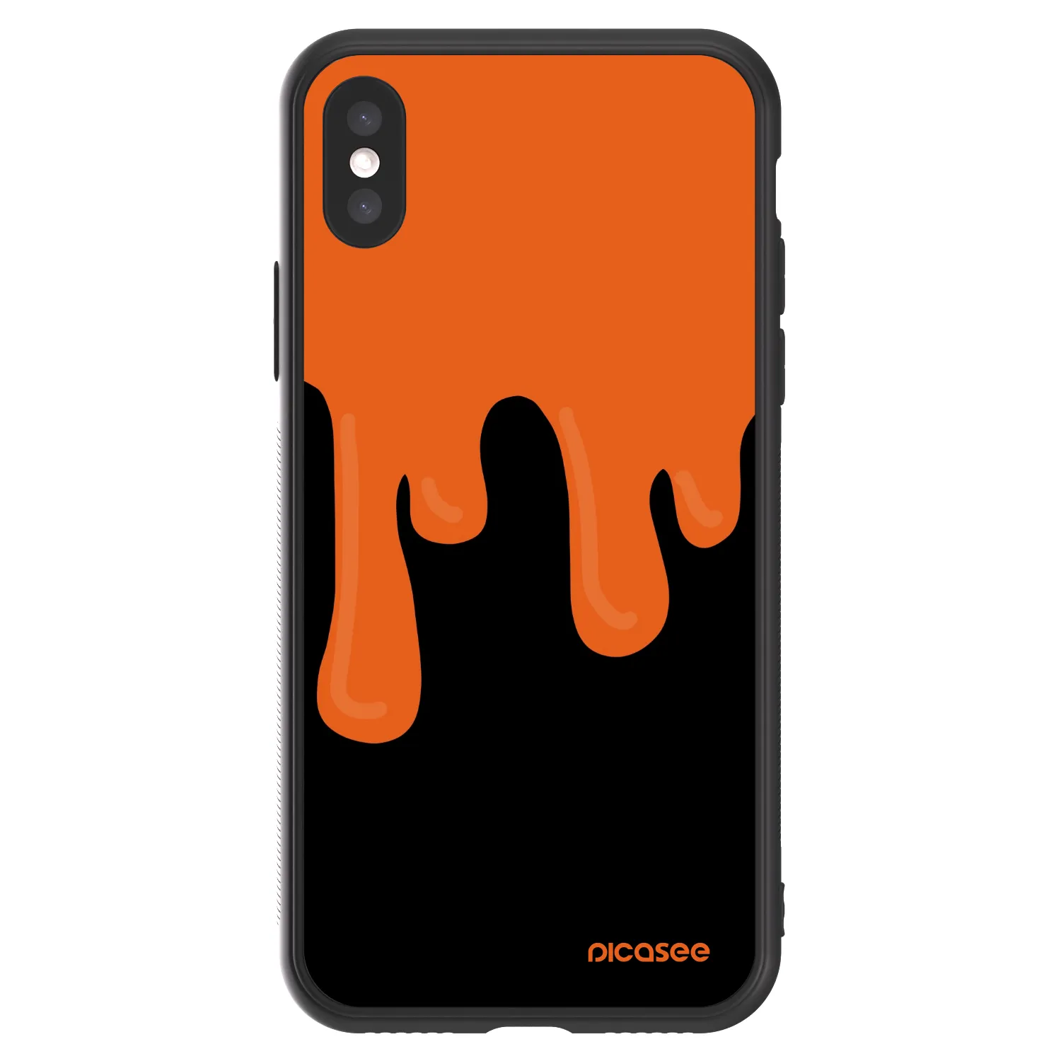 Picasee ULTIMATE CASE za Apple iPhone X/XS - Orange spooky