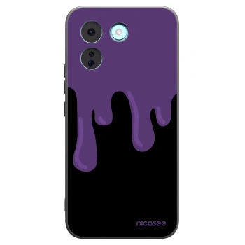 Picasee crna silikonska maskica za Xiaomi Redmi Note 17 Pro MAX 5G - Purple spooky