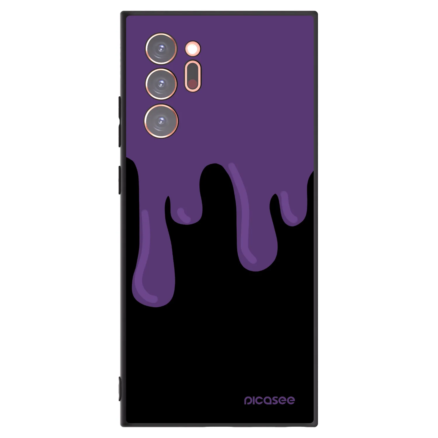 Picasee crna silikonska maskica za Samsung Galaxy Note 20 Ultra - Purple spooky