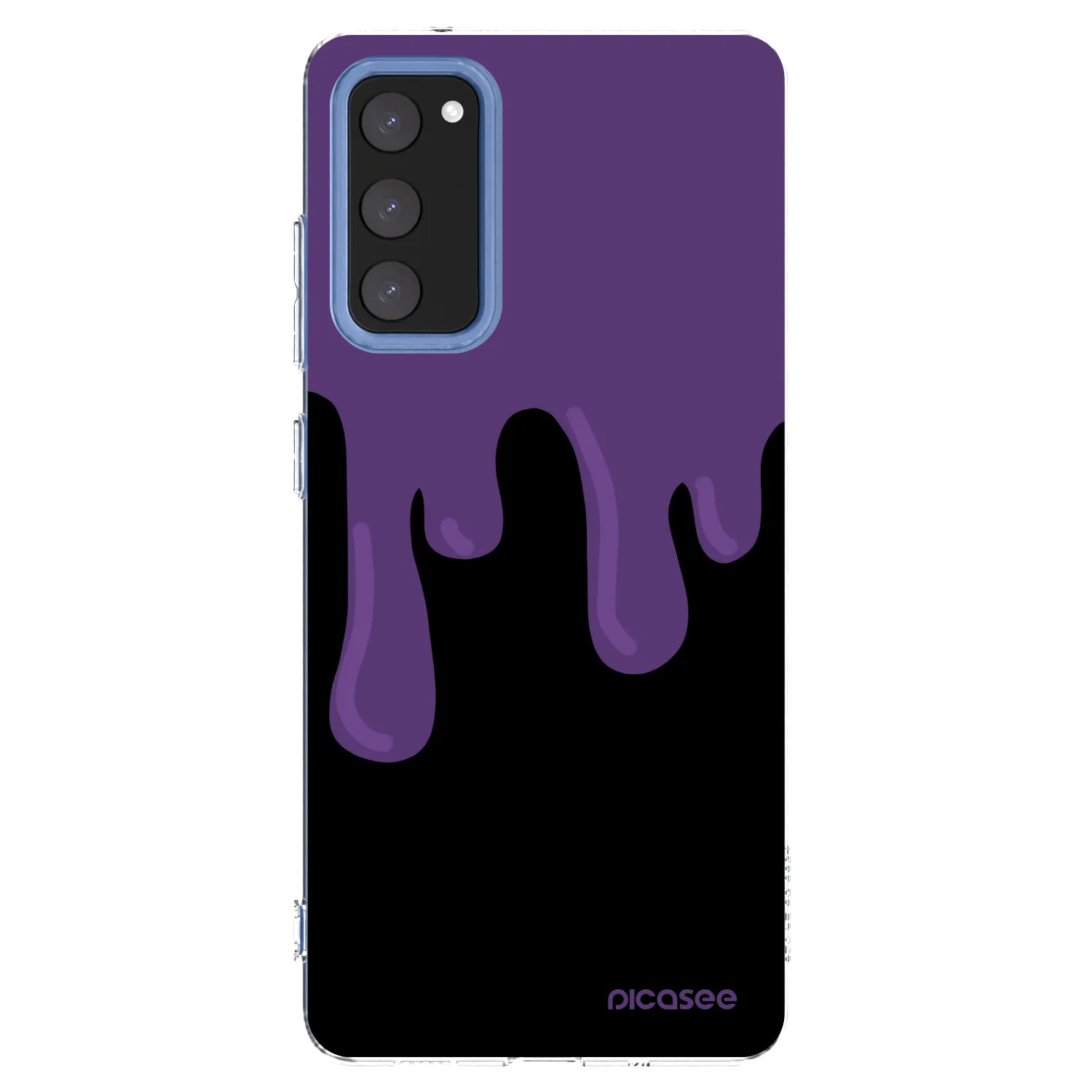 Picasee silikonska prozirna maskica za Samsung Galaxy S20 FE - Purple spooky