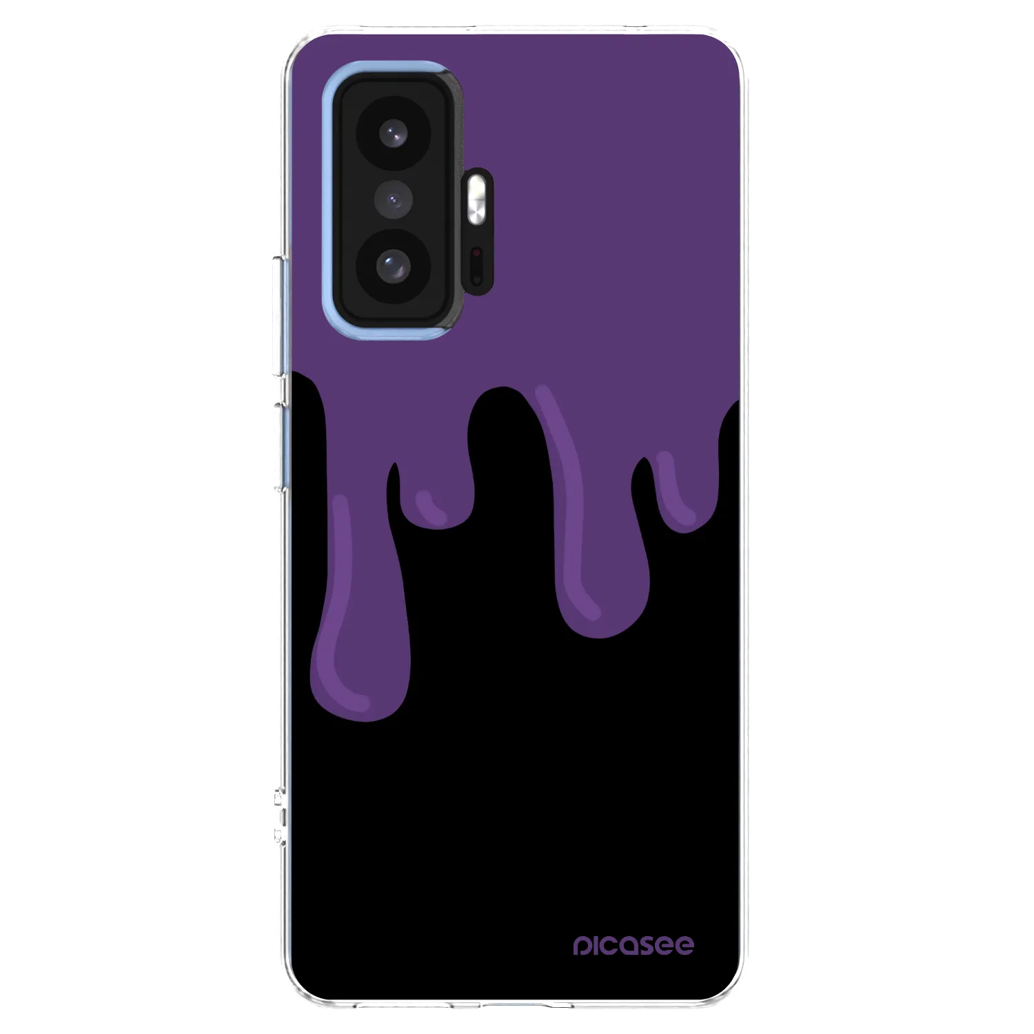 Picasee silikonska prozirna maskica za Xiaomi 11T Pro - Purple spooky