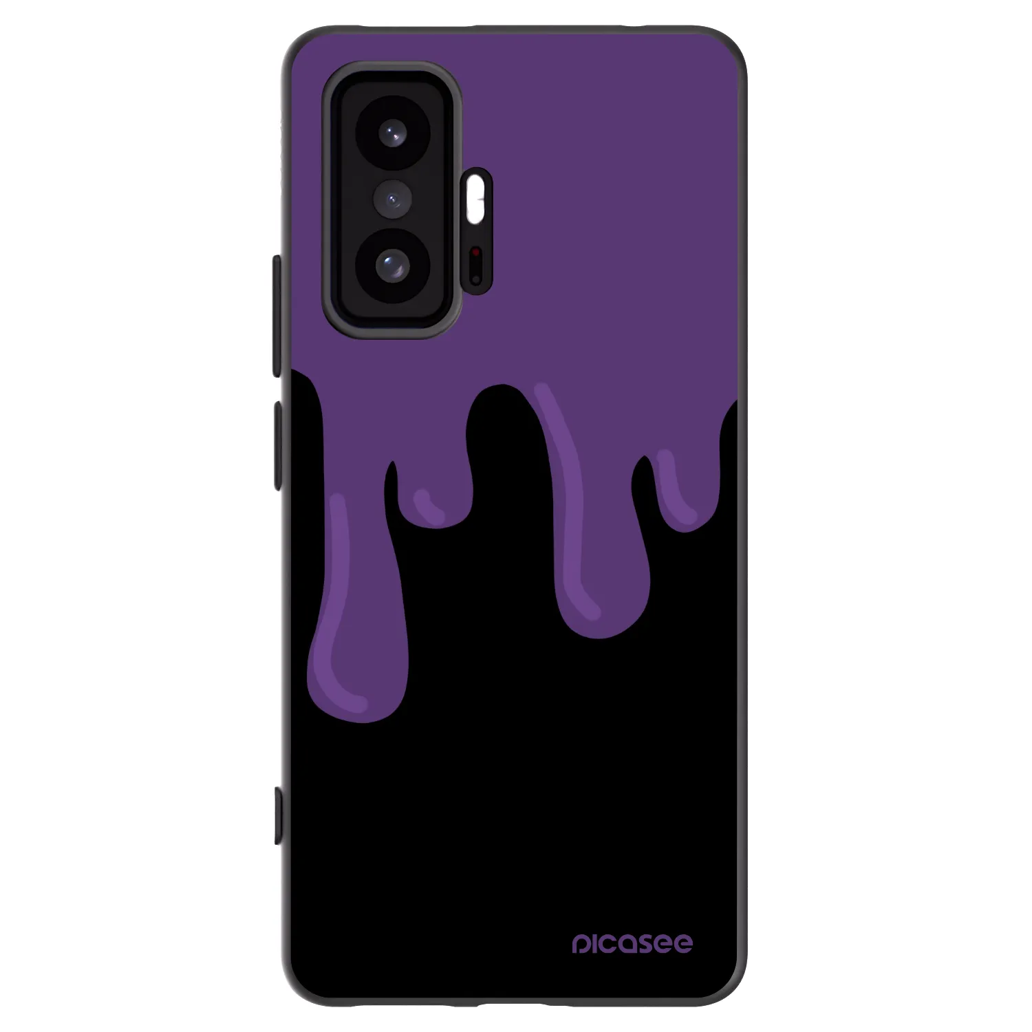 Picasee crna silikonska maskica za Xiaomi 11T Pro - Purple spooky
