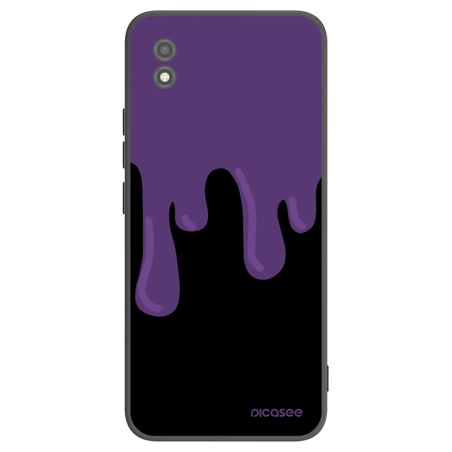 Picasee crna silikonska maskica za Realme C11 (2021) - Purple spooky