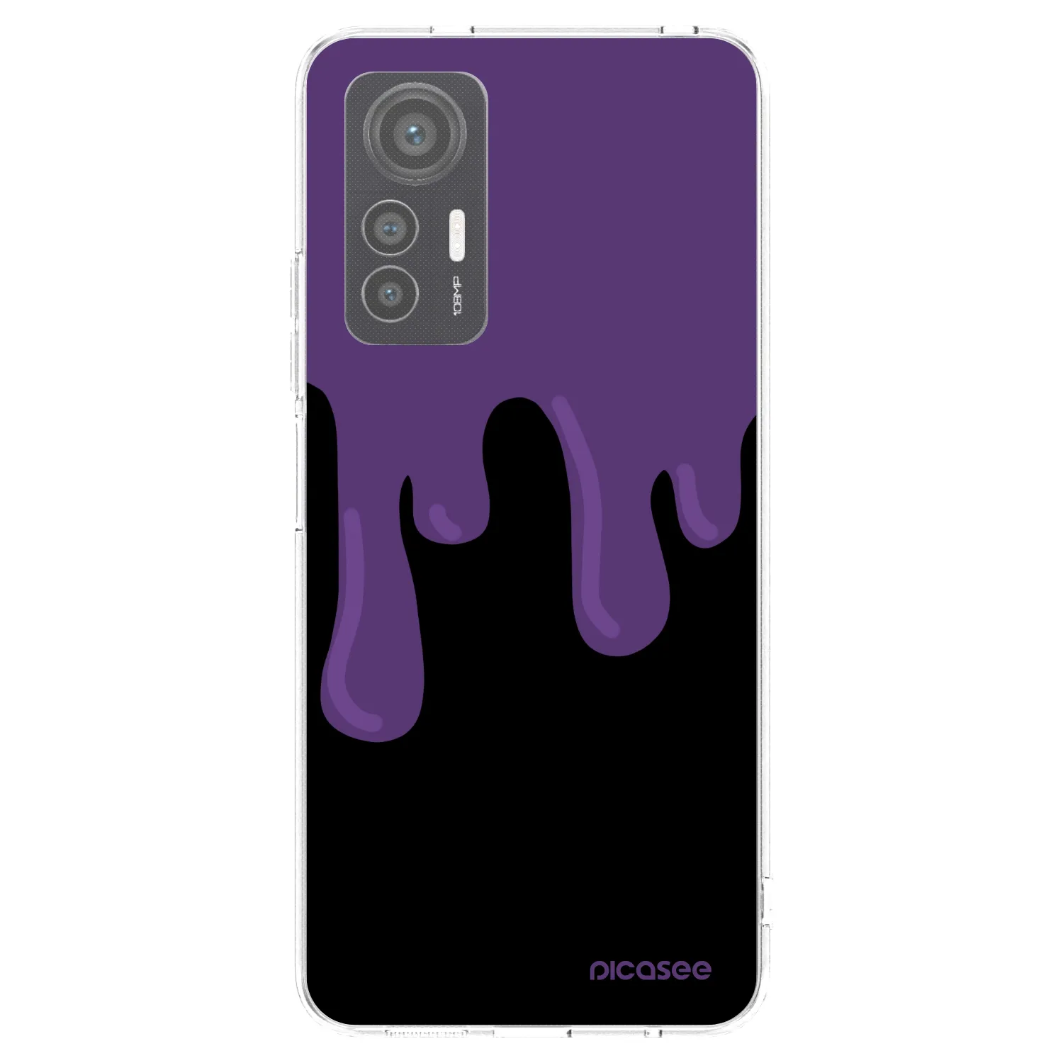 Picasee silikonska prozirna maskica za Xiaomi 12 Lite - Purple spooky