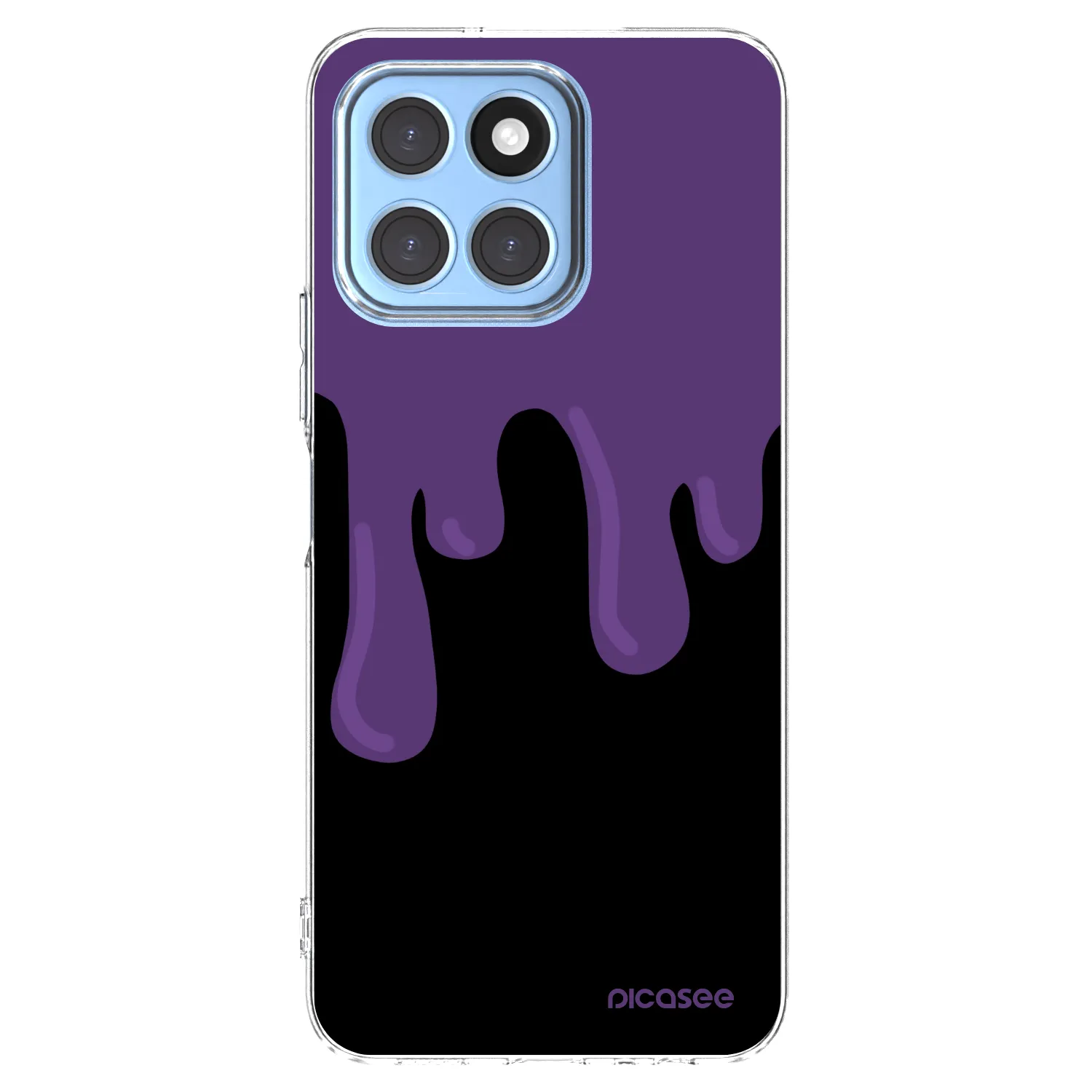 Picasee silikonska prozirna maskica za Honor X6 - Purple spooky