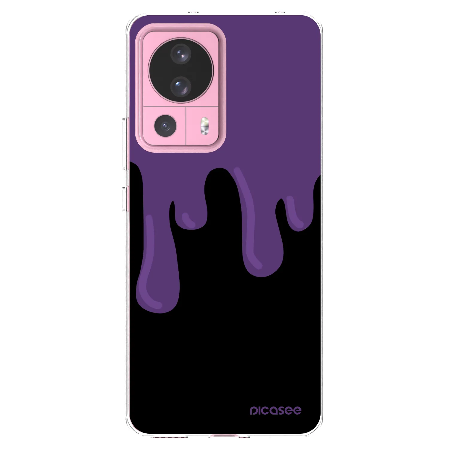 Picasee silikonska prozirna maskica za Xiaomi 13 Lite - Purple spooky