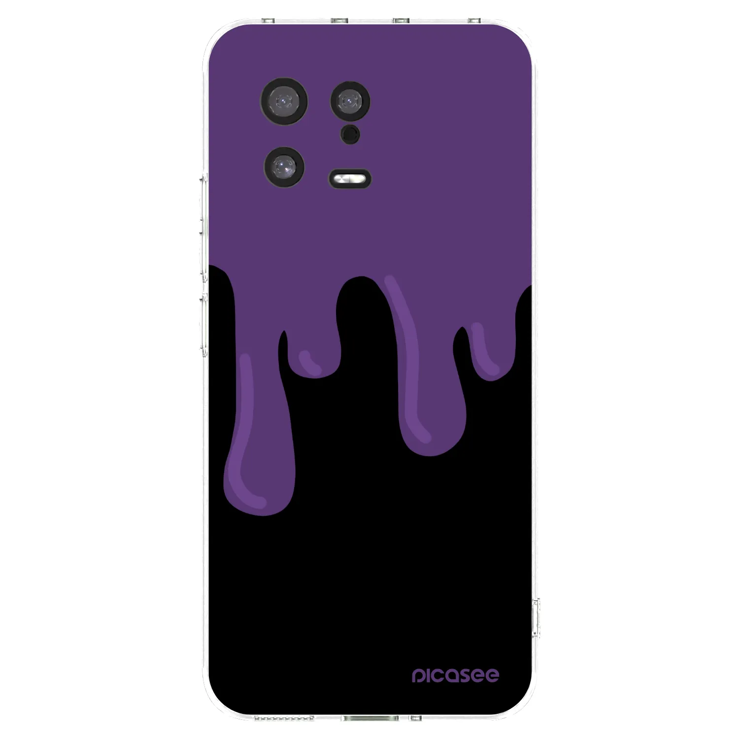 Picasee silikonska prozirna maskica za Xiaomi 13 - Purple spooky