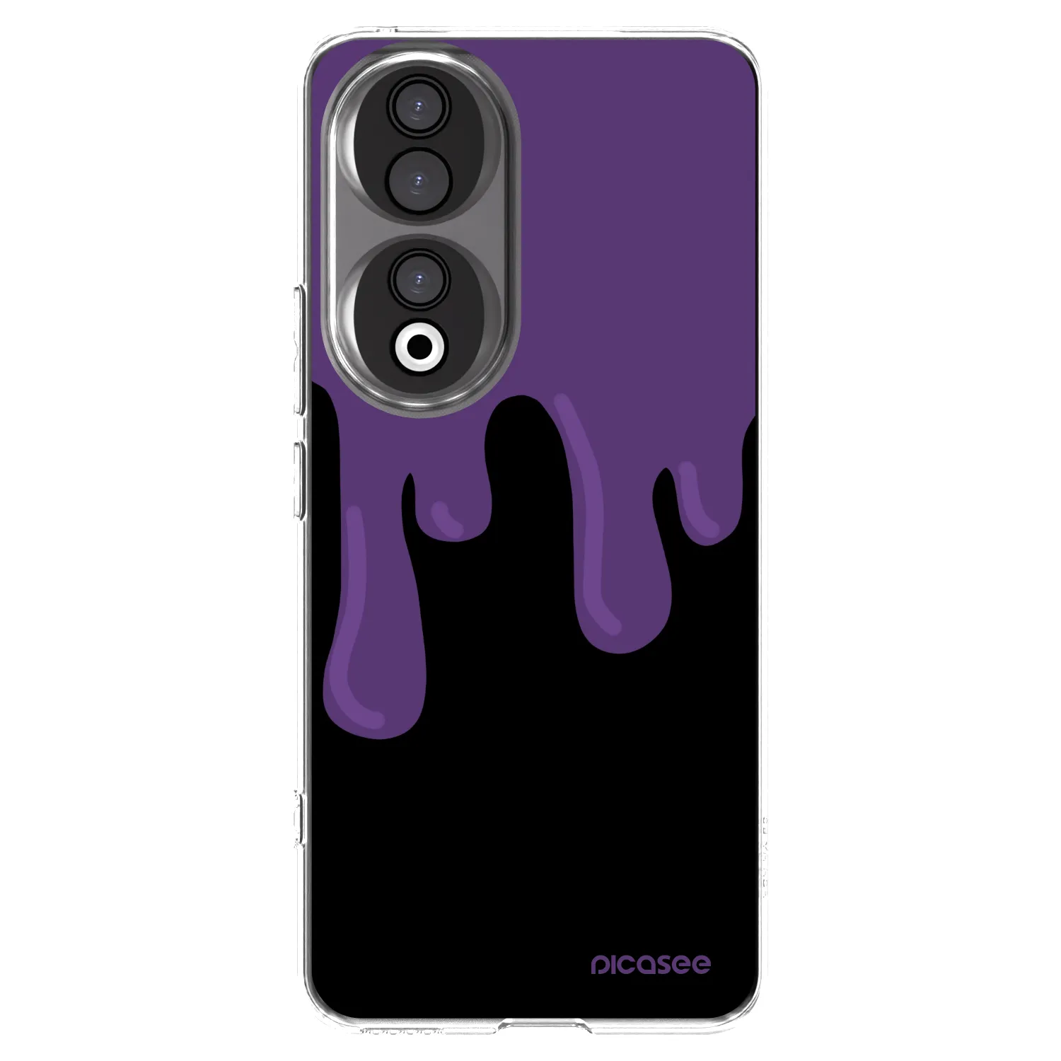 Picasee silikonska prozirna maskica za Honor 90 5G - Purple spooky