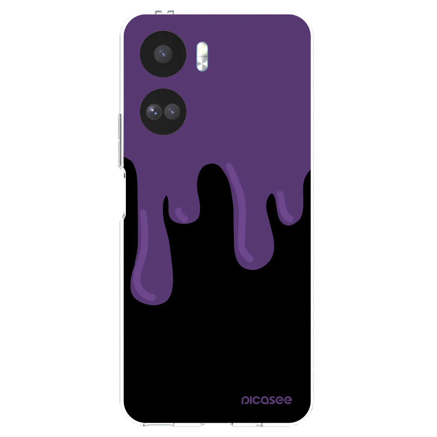 Picasee silikonska prozirna maskica za Honor 90 Lite 5G - Purple spooky