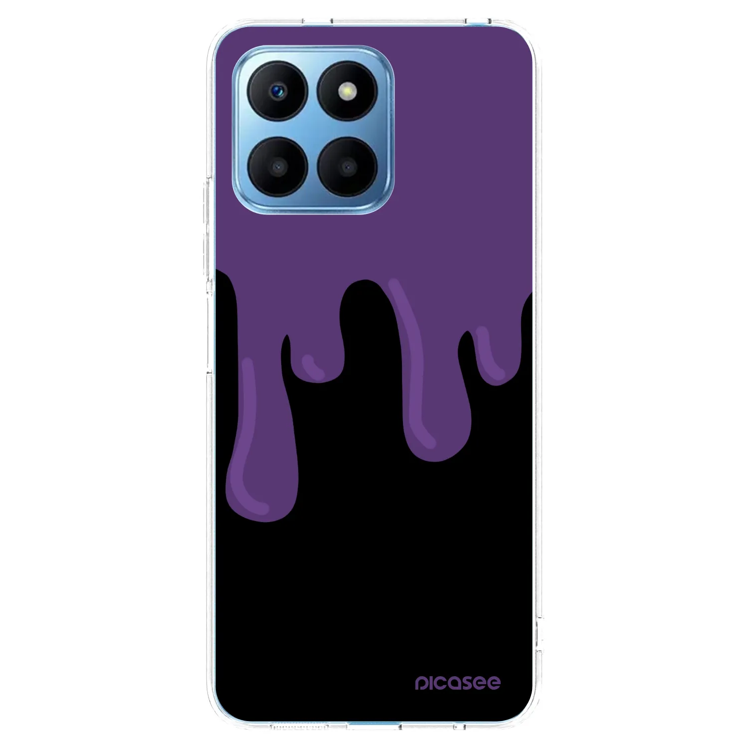 Picasee silikonska prozirna maskica za Honor 70 Lite - Purple spooky