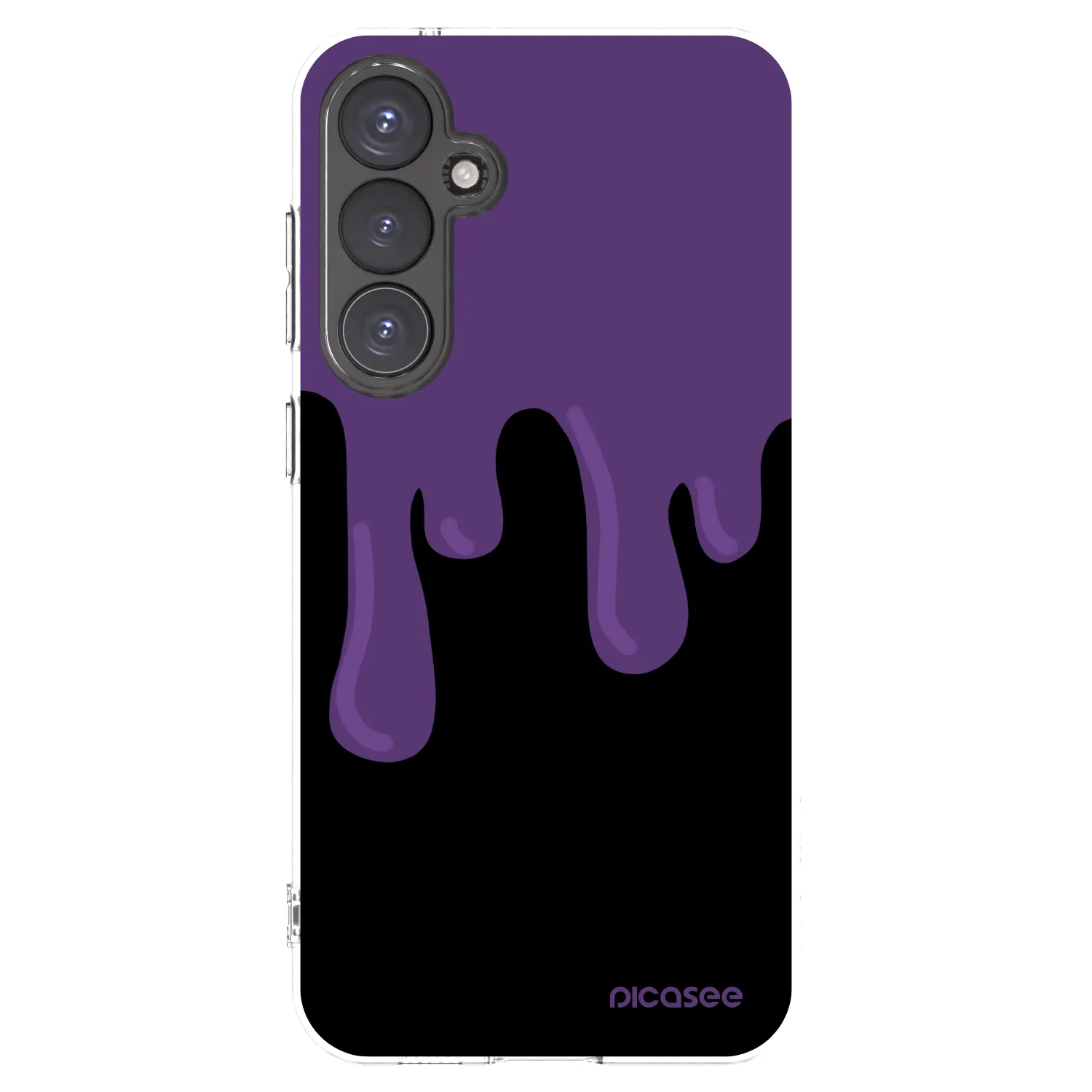 Picasee silikonska prozirna maskica za Samsung Galaxy S23 FE S711B - Purple spooky