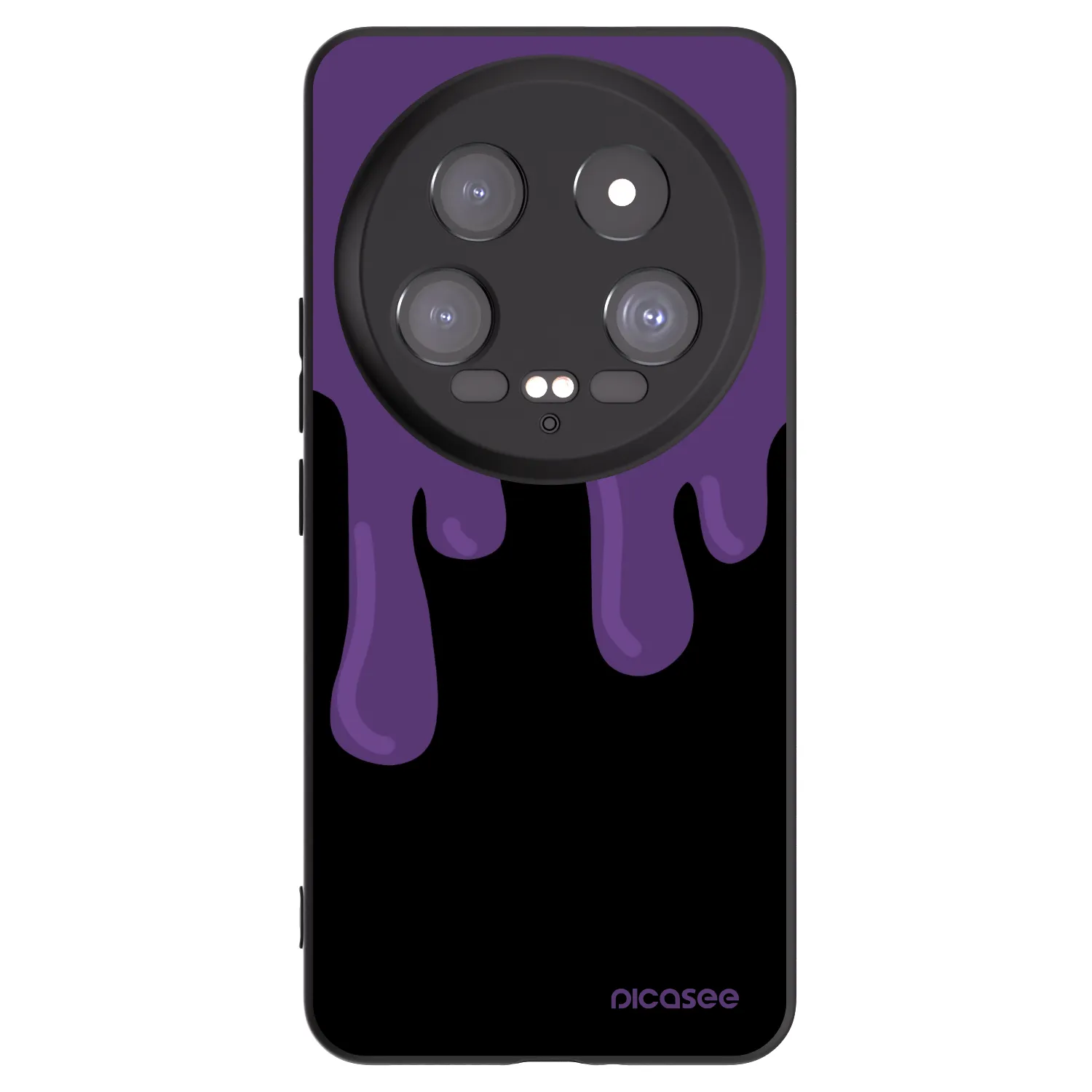 Picasee crna silikonska maskica za Xiaomi 14 Ultra - Purple spooky