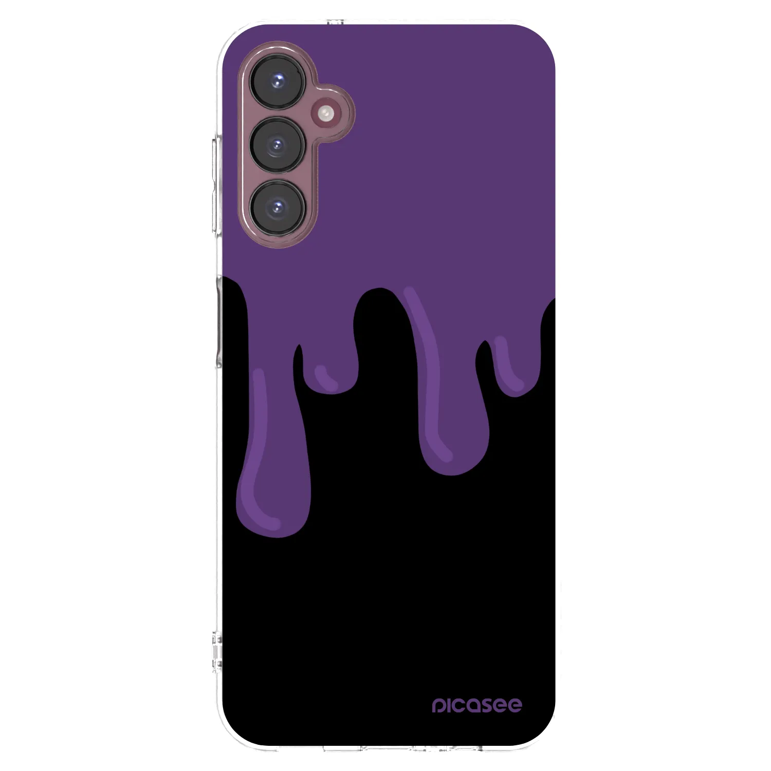 Picasee silikonska prozirna maskica za Samsung Galaxy A05s A057G - Purple spooky