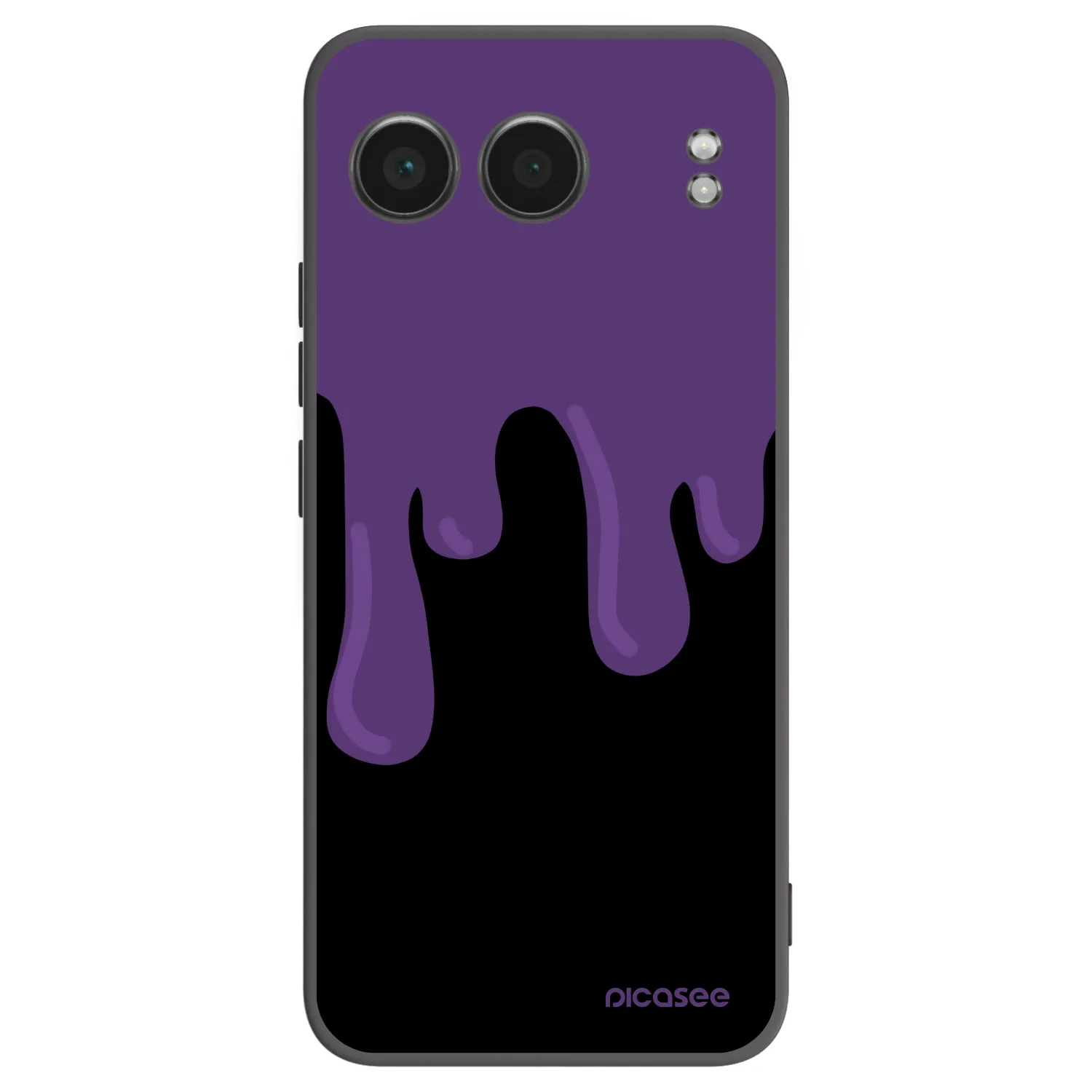 Picasee crna silikonska maskica za OnePlus Nord 4 - Purple spooky