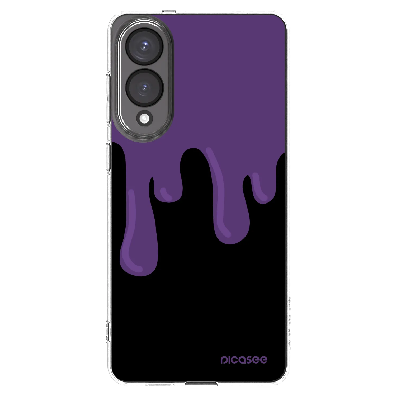 Picasee silikonska prozirna maskica za Samsung Galaxy S25 Edge 5G - Purple spooky