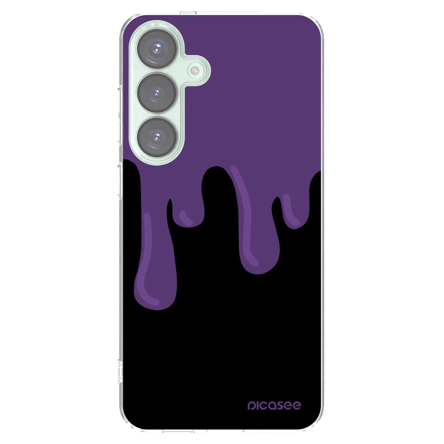 Picasee silikonska prozirna maskica za Samsung Galaxy S25+ 5G - Purple spooky