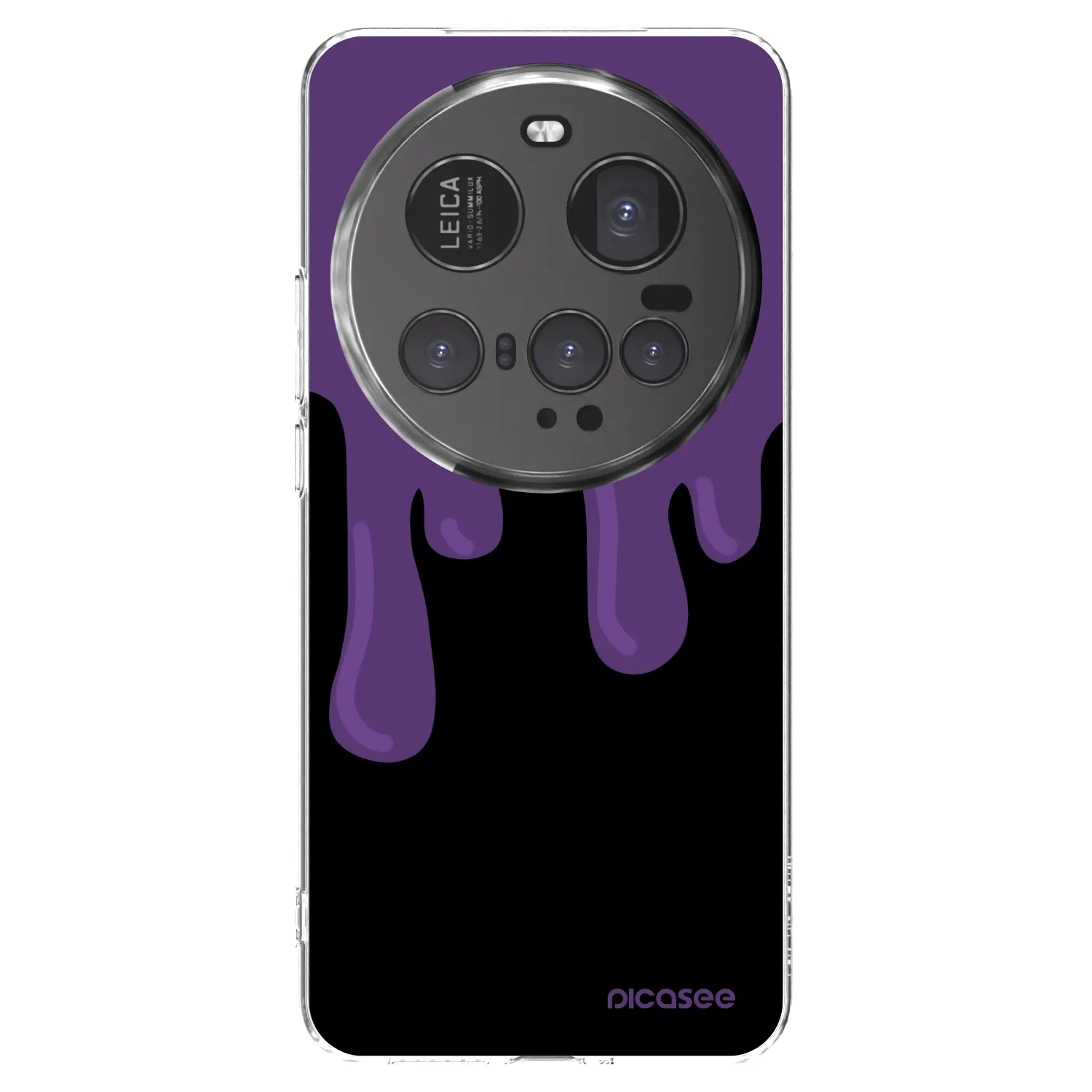 Picasee silikonska prozirna maskica za Xiaomi 15 Ultra - Purple spooky