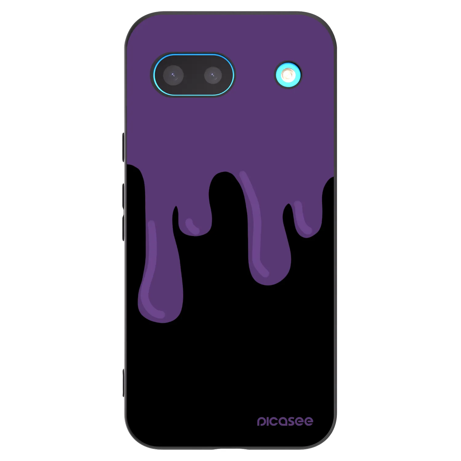 Picasee crna silikonska maskica za Google Pixel 8 - Purple spooky