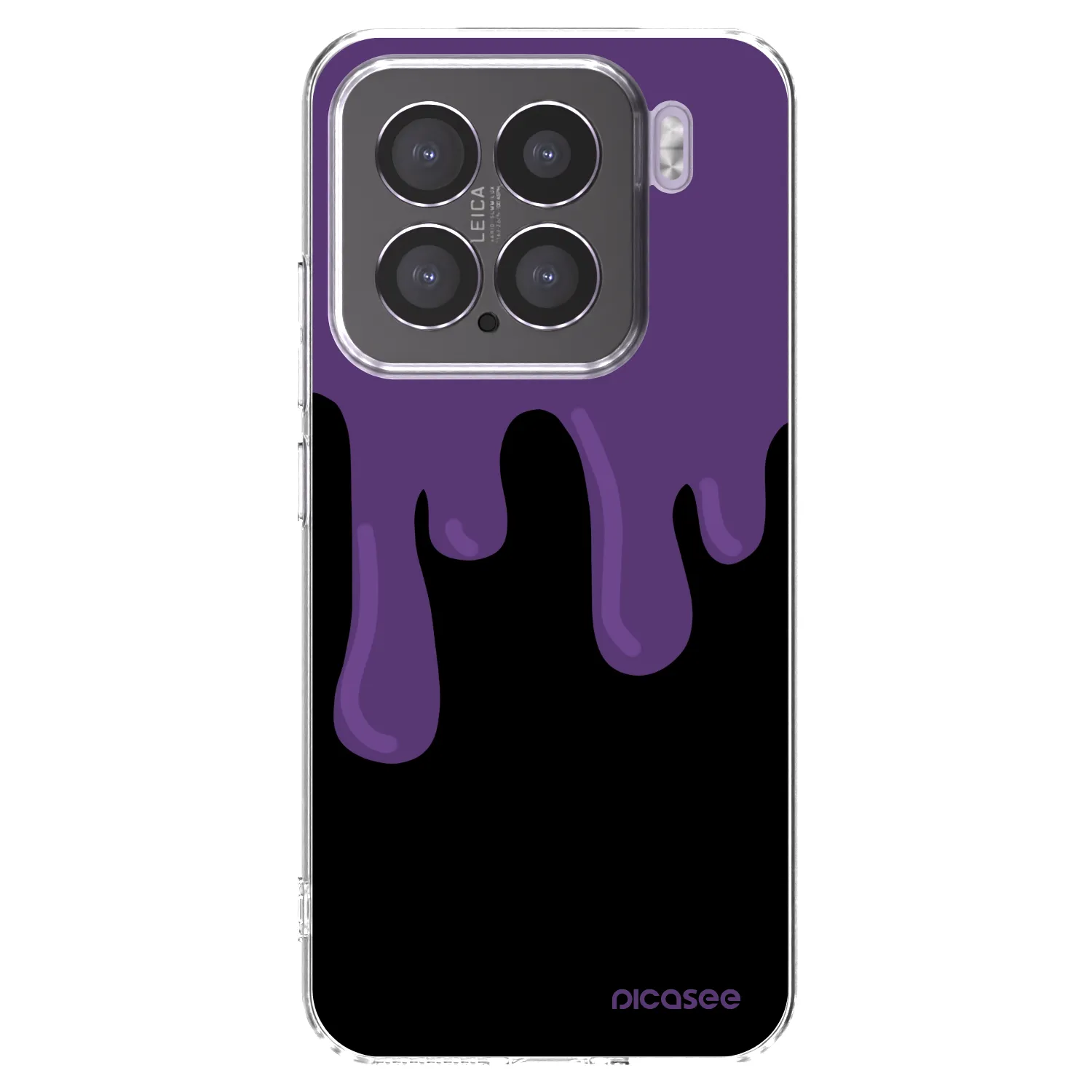 Picasee silikonska prozirna maskica za Xiaomi 15 - Purple spooky