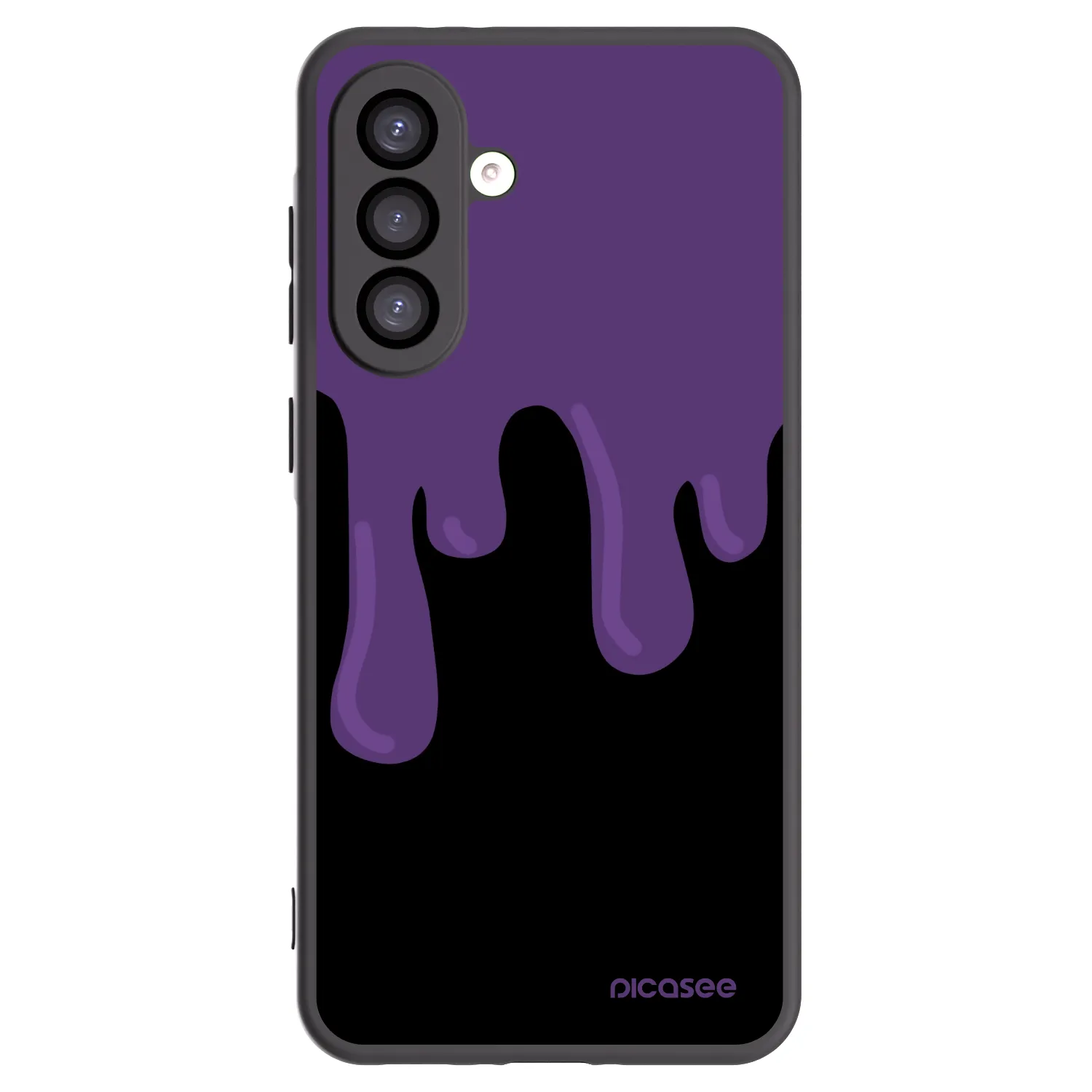 Picasee crna silikonska maskica za Samsung Galaxy A26 5G A266B - Purple spooky