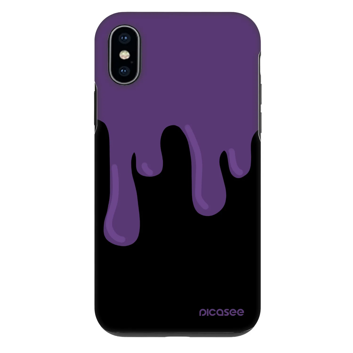 Picasee Fashion Case za Apple iPhone X/XS - Purple spooky
