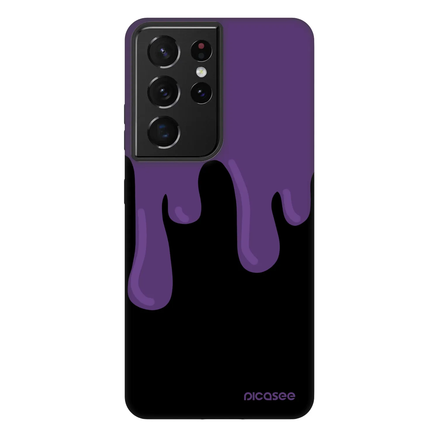 Picasee Fashion Case za Samsung Galaxy S21 Ultra 5G G998B - Purple spooky