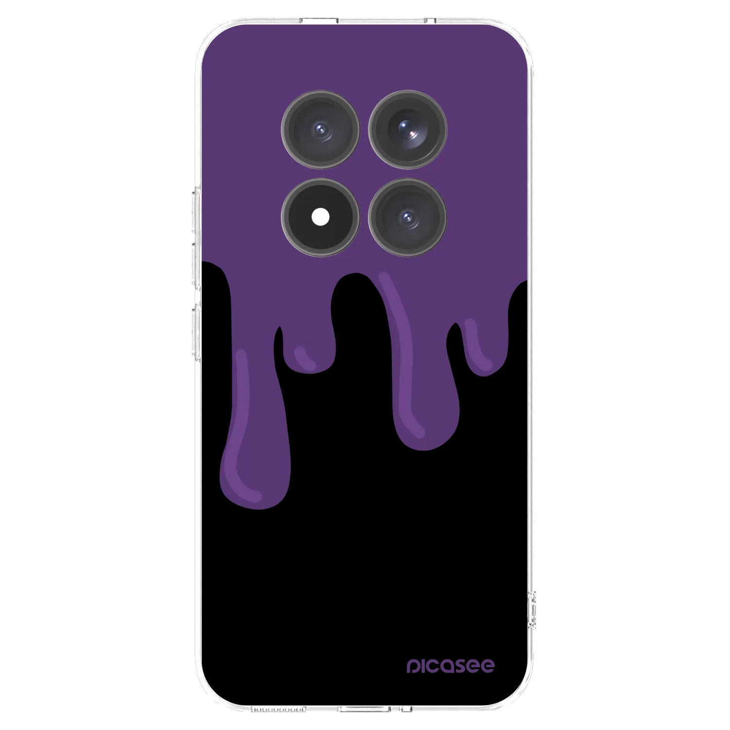 Picasee silikonska prozirna maskica za Xiaomi Redmi Note 15 Pro+ - Purple spooky