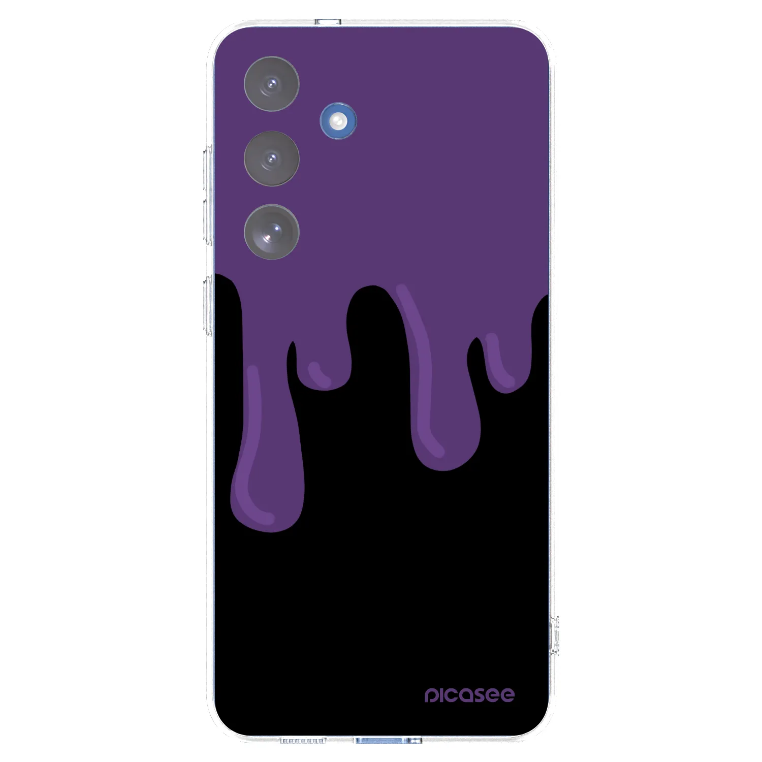 Picasee silikonska prozirna maskica za Samsung Galaxy S25 FE 5G - Purple spooky