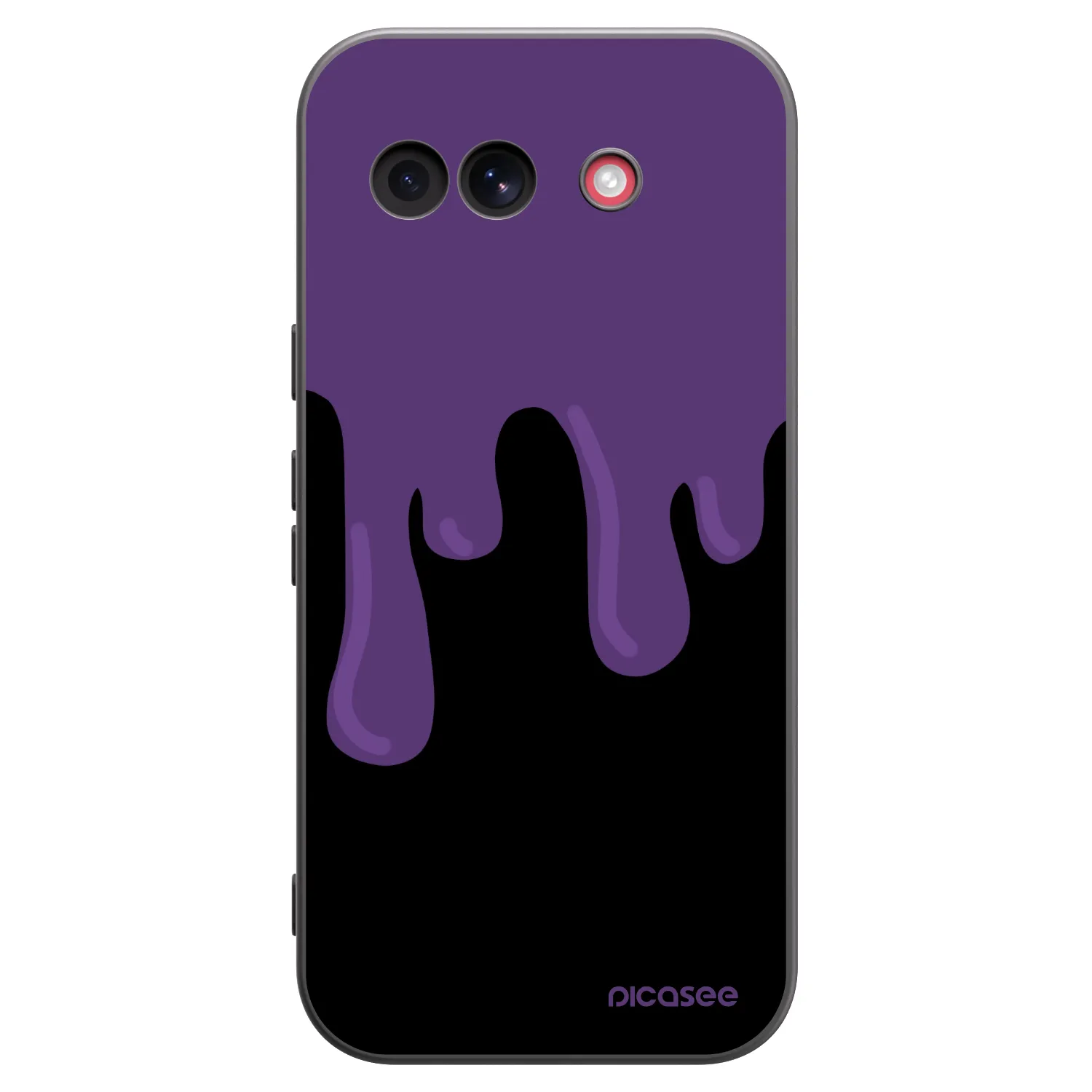 Picasee crna silikonska maskica za Google Pixel 10a - Purple spooky