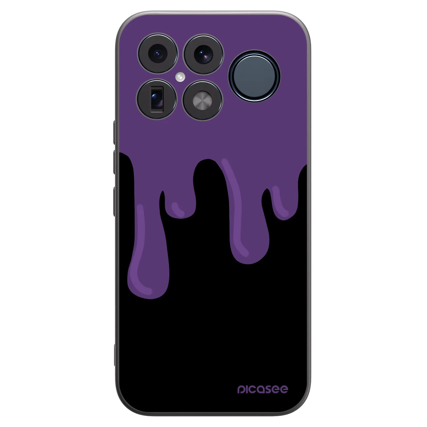 Picasee crna silikonska maskica za Xiaomi Poco F8 Ultra - Purple spooky