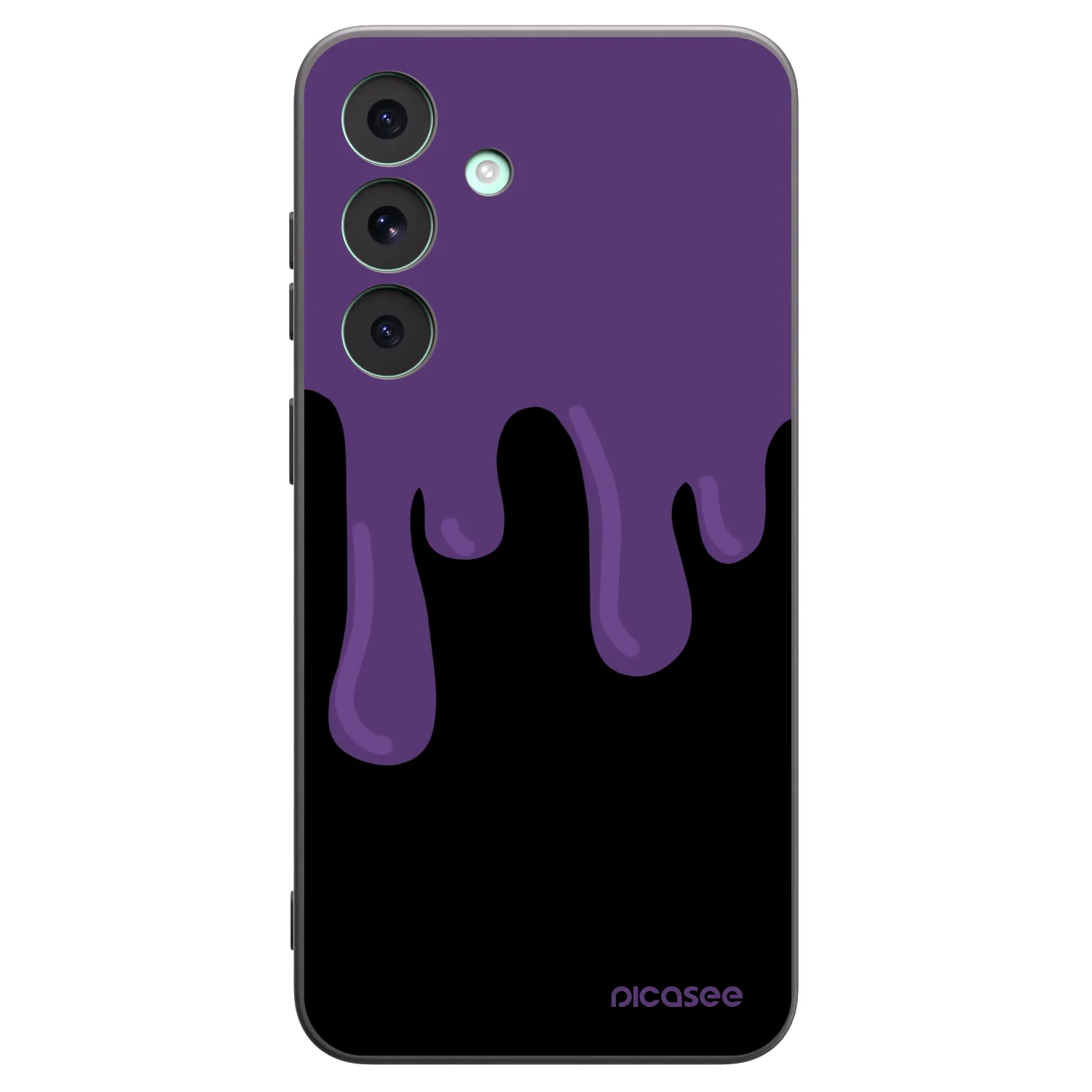 Picasee crna silikonska maskica za Samsung Galaxy S26 FE - Purple spooky