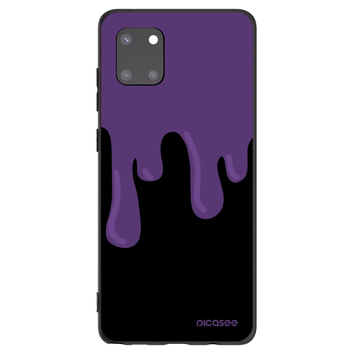 Picasee crna silikonska maskica za Samsung Galaxy Note 10 Lite N770F - Purple spooky