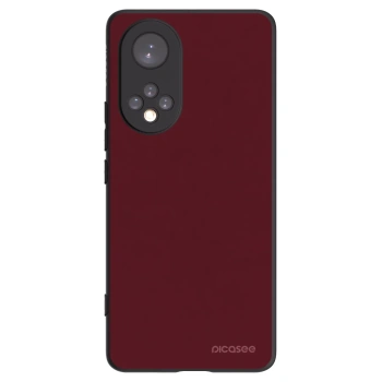 Picasee crna silikonska maskica za Huawei Nova 9 - Burgundy red