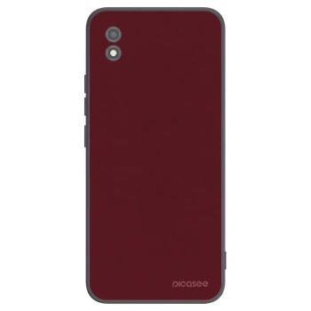 Picasee crna silikonska maskica za Realme C11 (2021) - Burgundy red