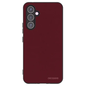 Picasee crna silikonska maskica za Samsung Galaxy A54 5G A546B - Burgundy red