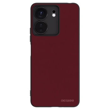 Picasee crna silikonska maskica za Xiaomi Redmi 13C 4G - Burgundy red