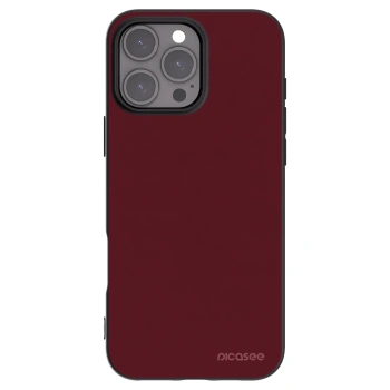 Picasee crna silikonska maskica za Apple iPhone 16 Pro Max - Burgundy red