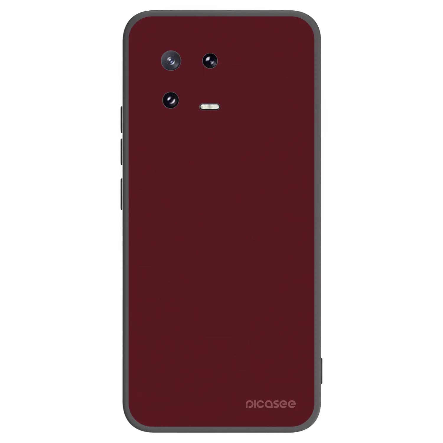 Picasee crna silikonska maskica za Xiaomi 13 Pro - Burgundy red