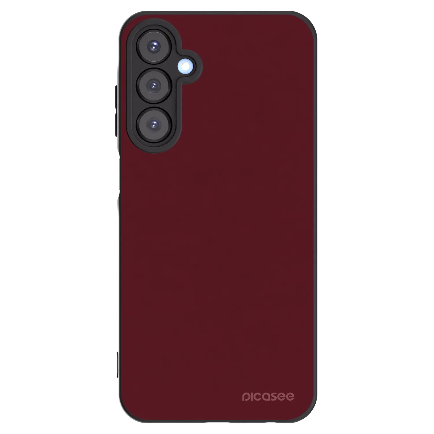 Picasee crna silikonska maskica za Samsung Galaxy A25 A256B 5G - Burgundy red