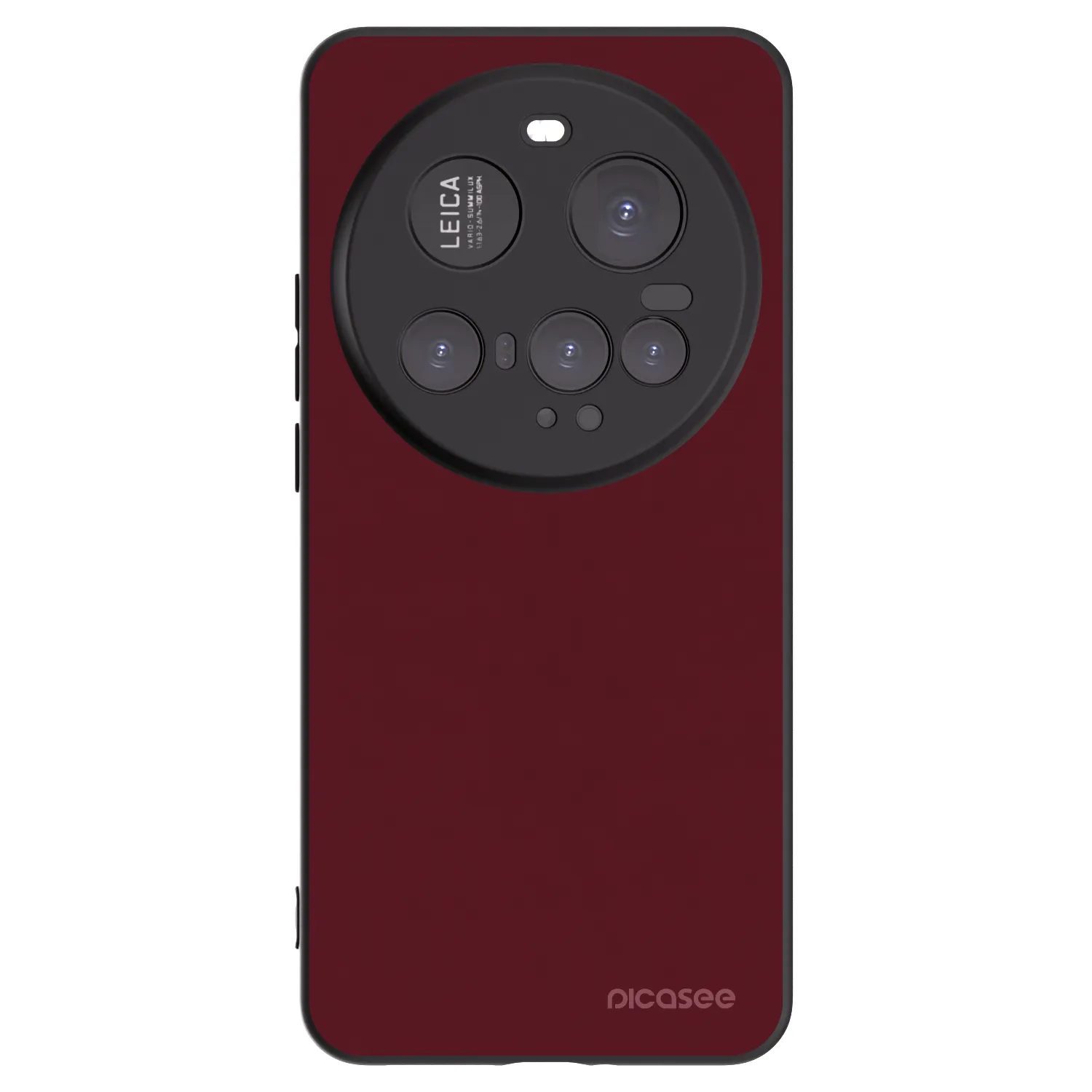 Picasee crna silikonska maskica za Xiaomi 15 Ultra - Burgundy red