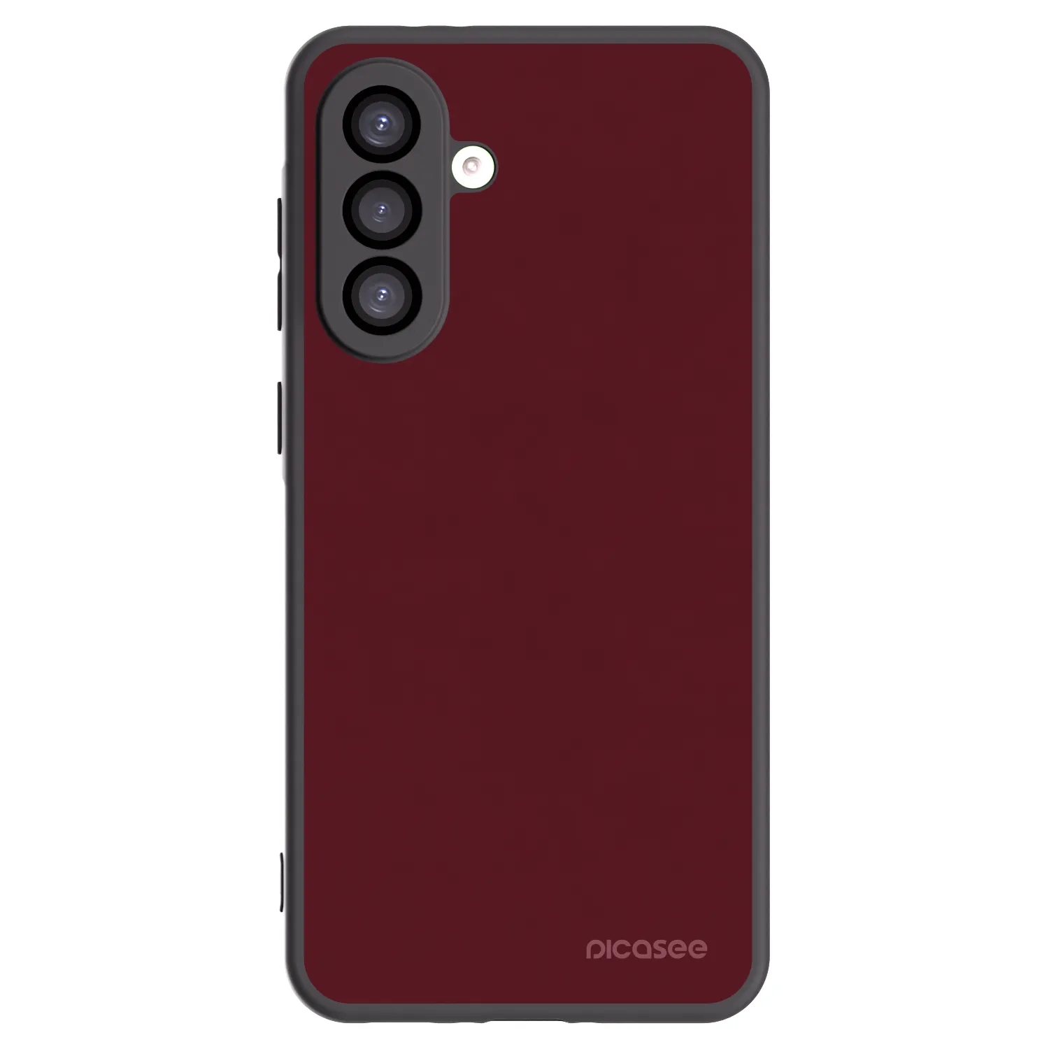 Picasee crna silikonska maskica za Samsung Galaxy A26 5G A266B - Burgundy red
