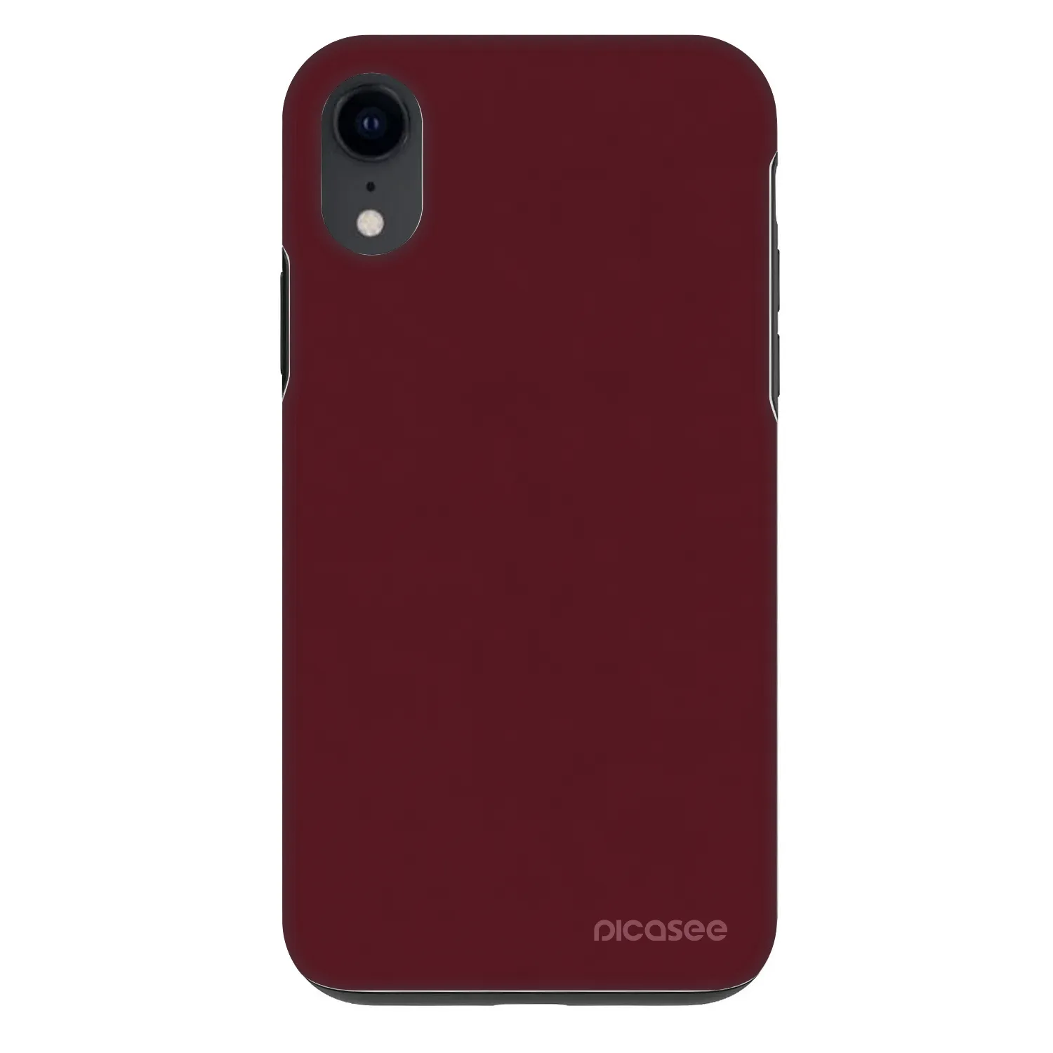 Picasee Fashion Case za Apple iPhone XR - Burgundy red
