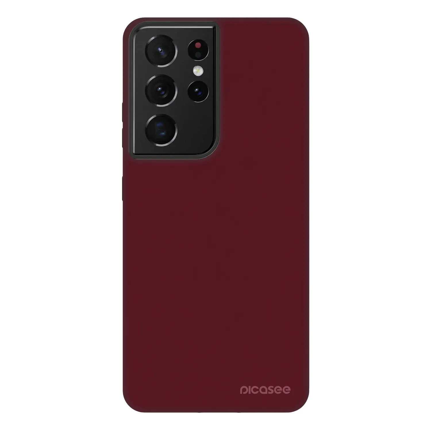 Picasee Fashion Case za Samsung Galaxy S21 Ultra 5G G998B - Burgundy red
