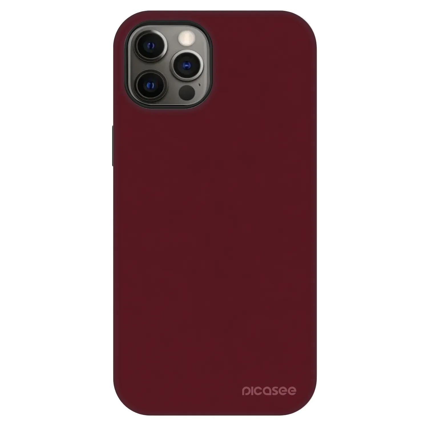Picasee Fashion Case MagSafe za Apple iPhone 12 Pro - Burgundy red