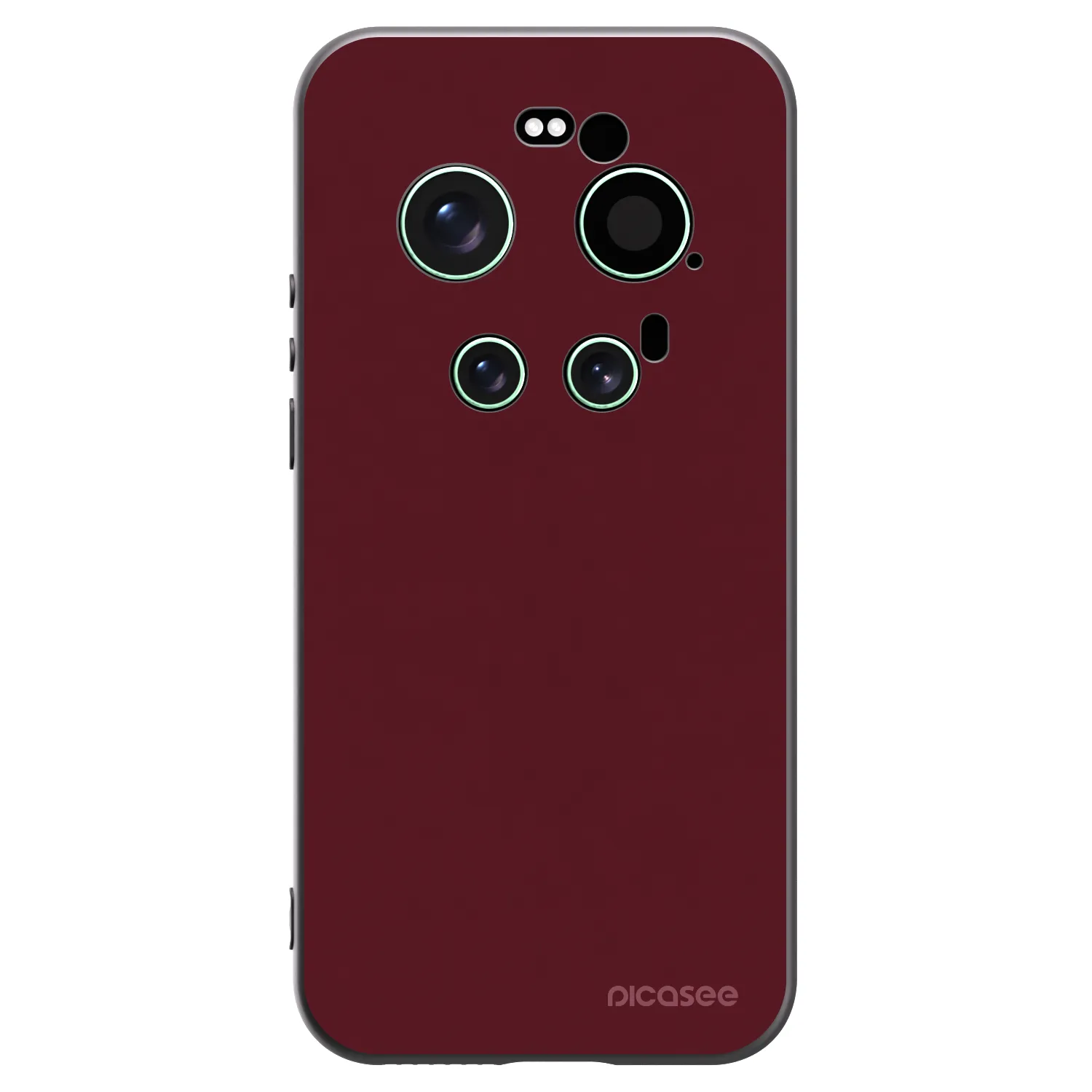 Picasee crna silikonska maskica za Xiaomi 17 Ultra - Burgundy red