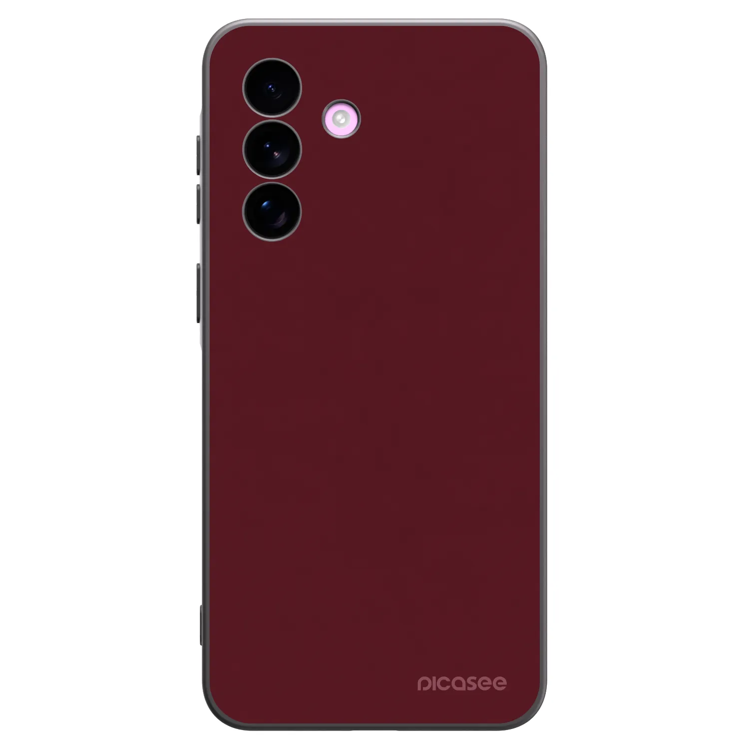Picasee crna silikonska maskica za Samsung Galaxy A57 5G - Burgundy red